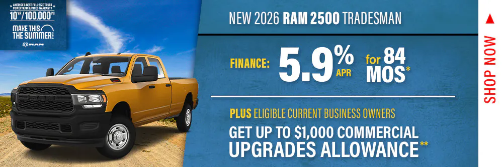 New 2026 RAM 2500 Tradesman | Shottenkirk Chrysler Dodge Jeep Ram Canton