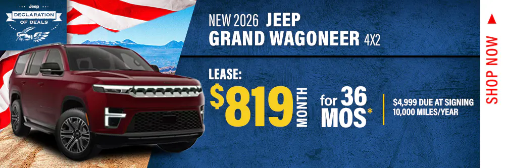New 2026 Jeep Grand Wagoneer 4X2 | Shottenkirk Chrysler Dodge Jeep Ram Canton