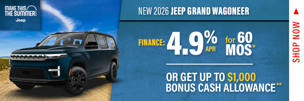 New 2026 Jeep Grand Wagoneer | Shottenkirk Chrysler Dodge Jeep Ram Canton