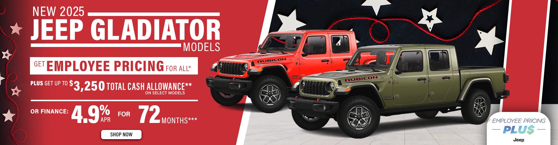 New 2025 Jeep Gladiator Models