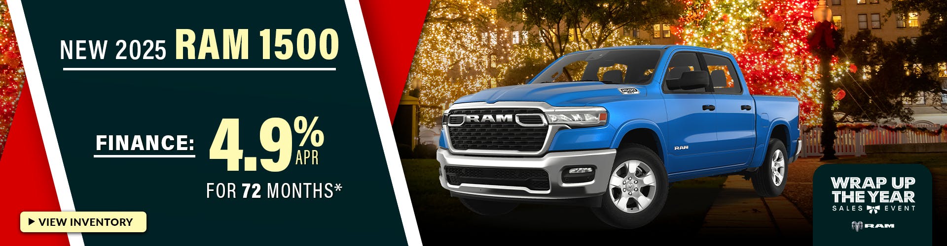 New 2025 RAM 1500 4.9% APR