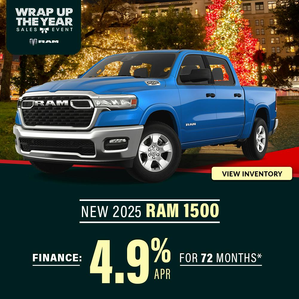 New 2025 RAM 1500 4.9% APR