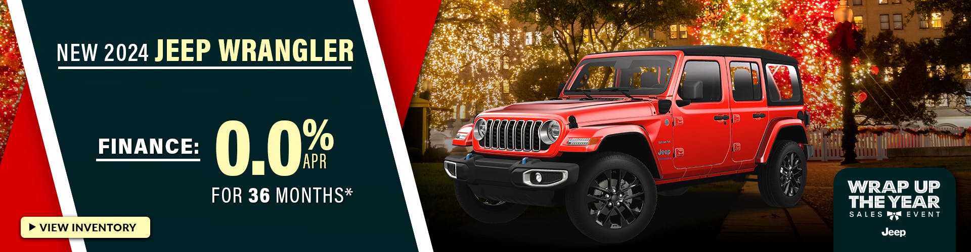 New 2024 Jeep Wrangler 0.0% APR