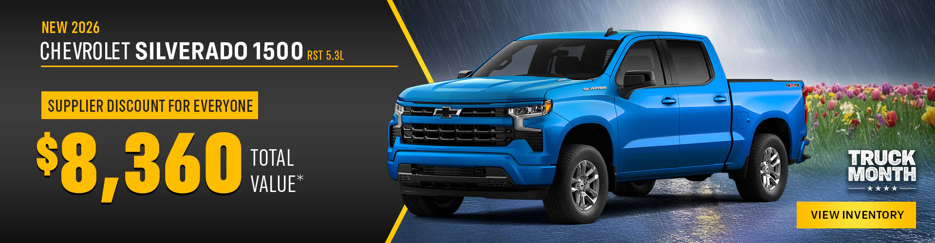 New 2026 Chevrolet Silverado 1500 RST 5.3L