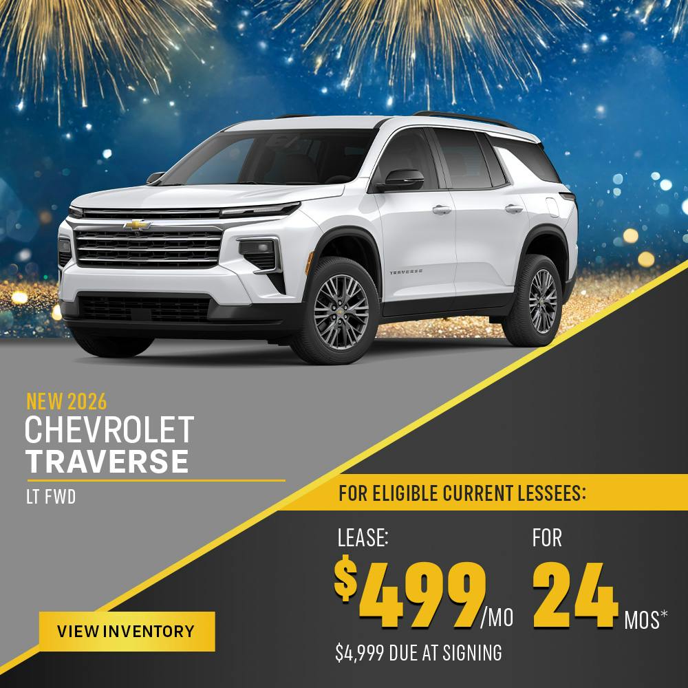 New 2026 Chevrolet Traverse LT FWD