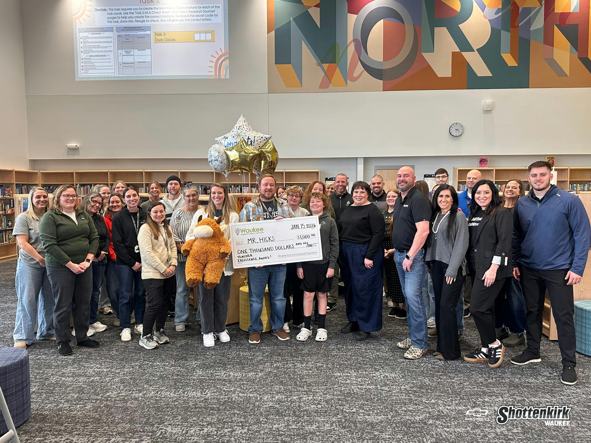 Teacher Excellence award