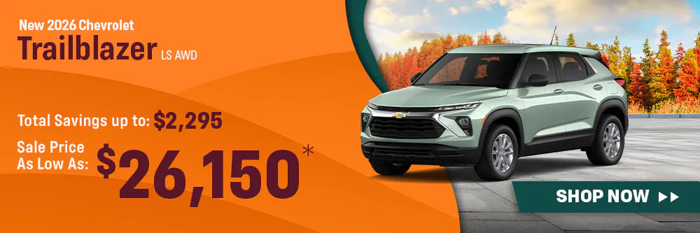 New 2026 Chevrolet Trailblazer LS AWD | Shottenkirk Chevrolet Quincy