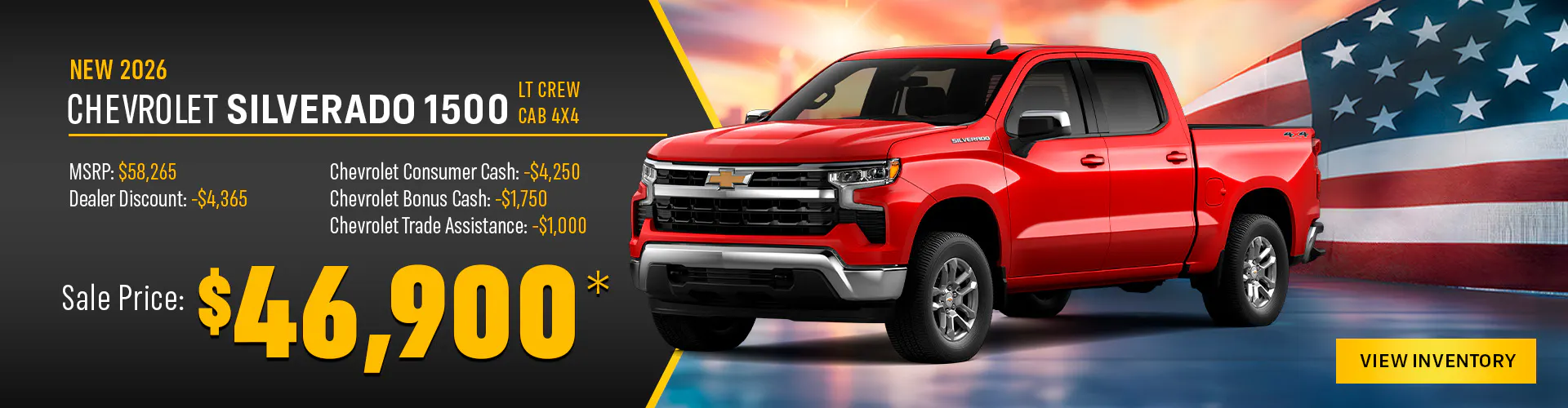 New 2026 Chevrolet Silverado 1500 LT Crew Cab 4X4
