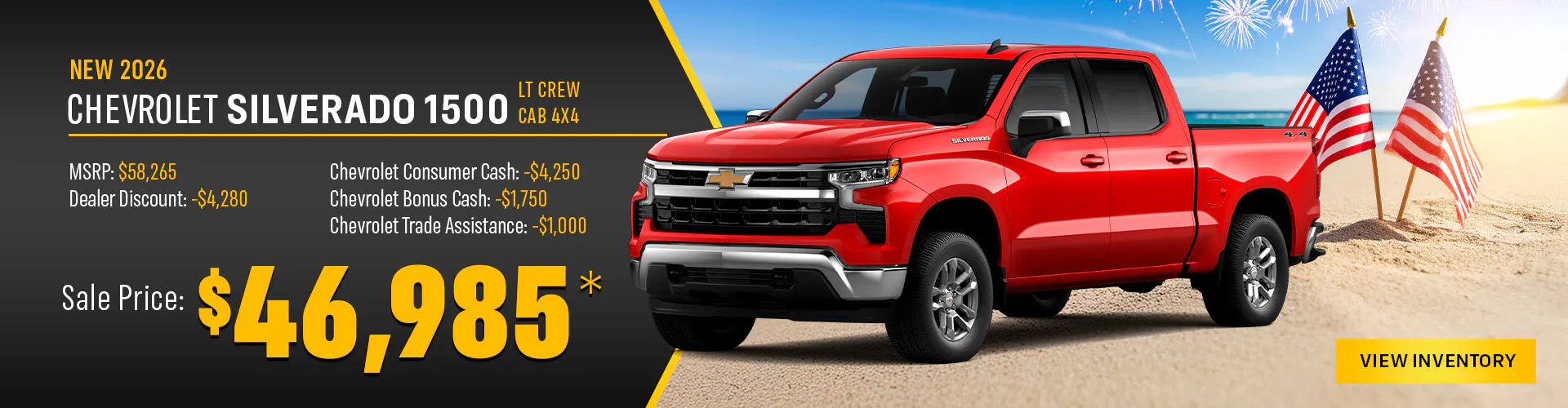 New 2026 Chevrolet Silverado 1500 LT Crew Cab 4X4