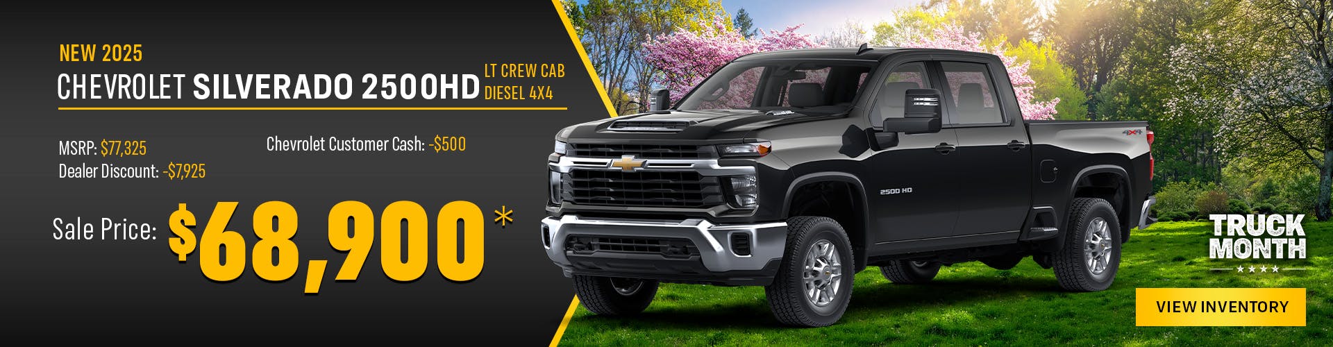 New 2025 Chevrolet Silverado 2500HD LT Crew Cab Diesel 4X4