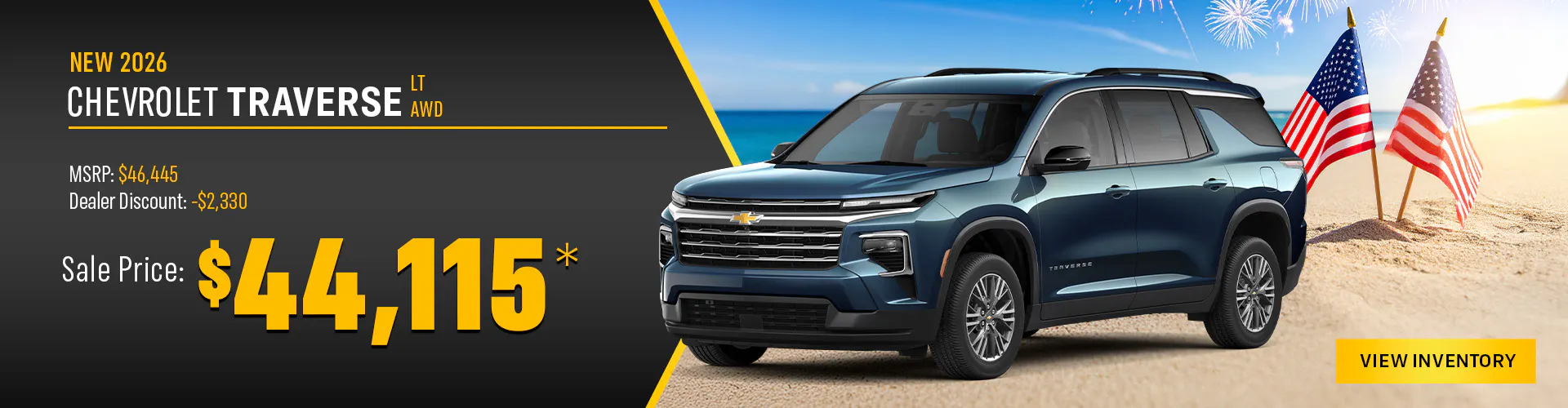 New 2026 Chevrolet Traverse LT AWD