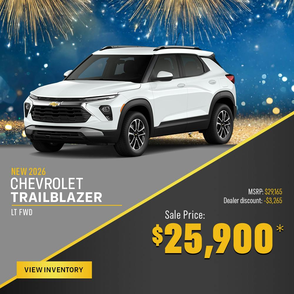 New 2026 Chevrolet Trailblazer LT FWD