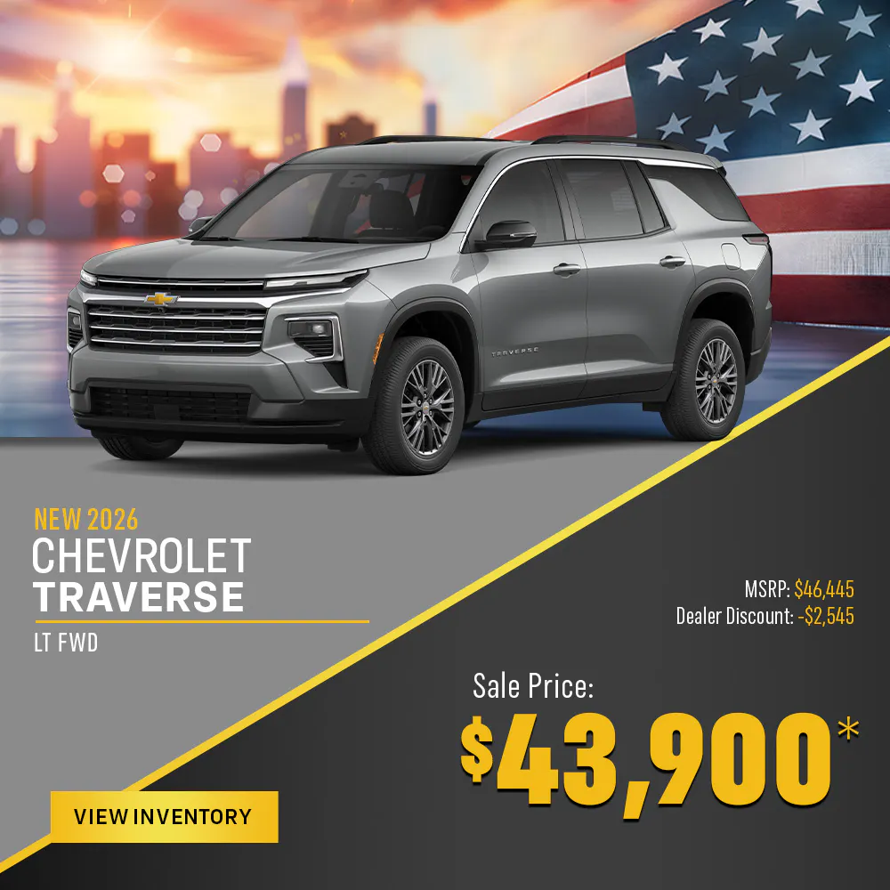 New 2026 Chevrolet Traverse LT AWD