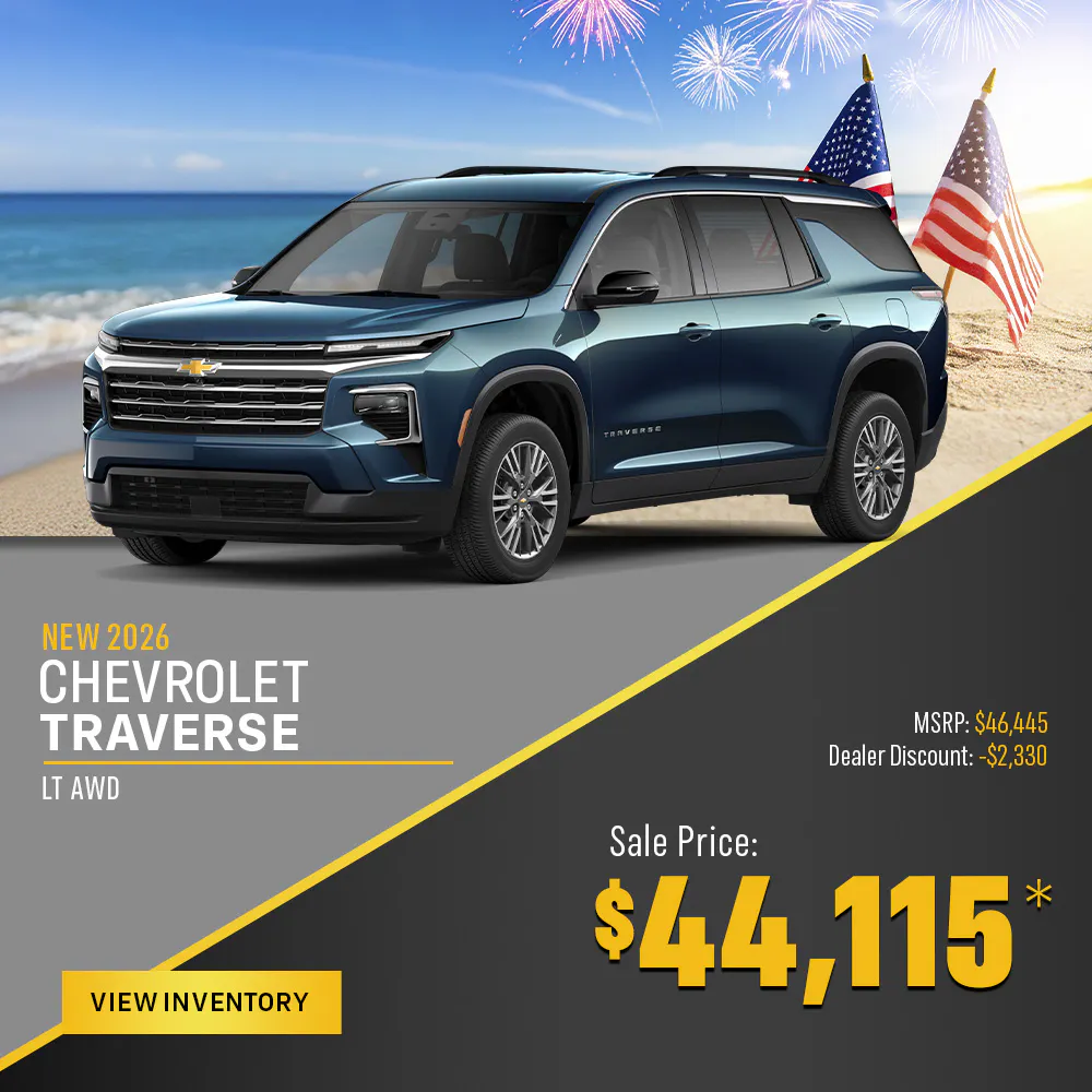 New 2026 Chevrolet Traverse LT AWD