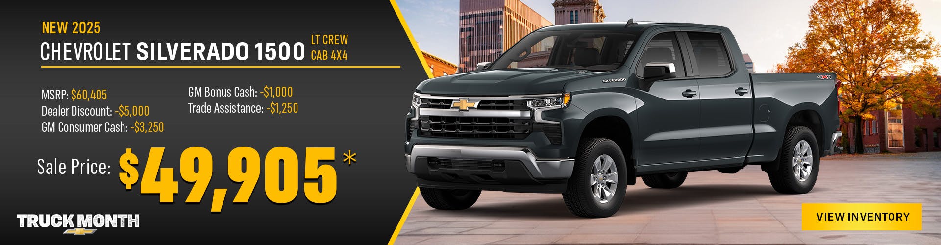 New 2025 Chevrolet Silverado 1500 LT Crew Cab 4X4
