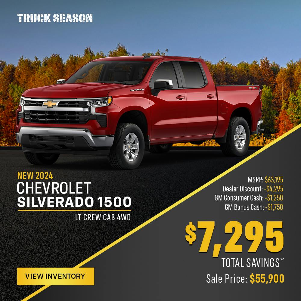 DA_Oct_New 2024 Chevrolet Silverado LT Crew Cab 4WD