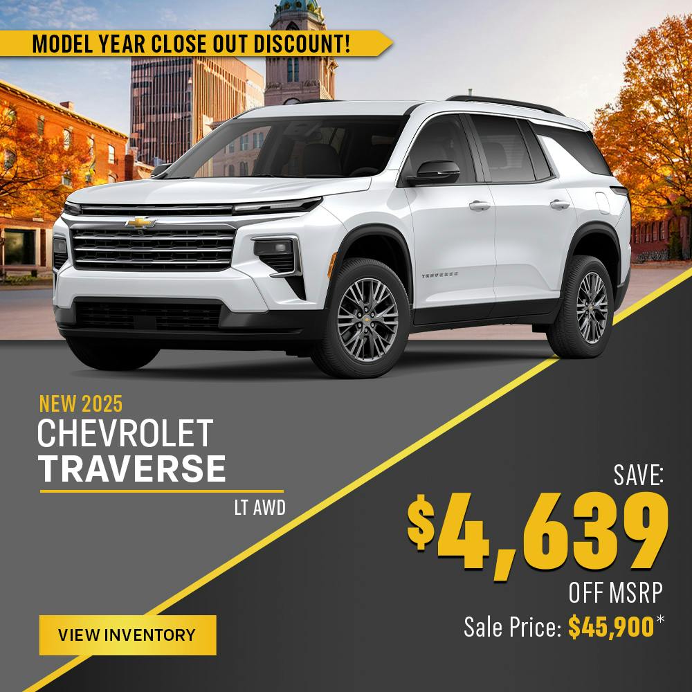 New 2025 Chevrolet Traverse LT AWD
