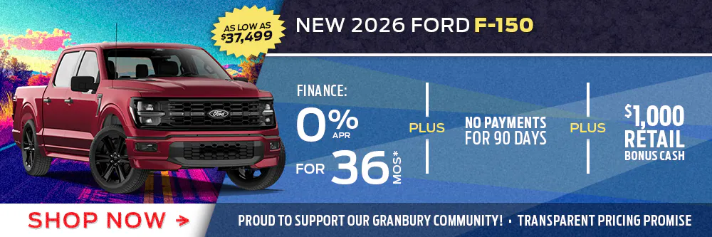 New 2026 Ford F-150 | Shottenkirk Ford Granbury
