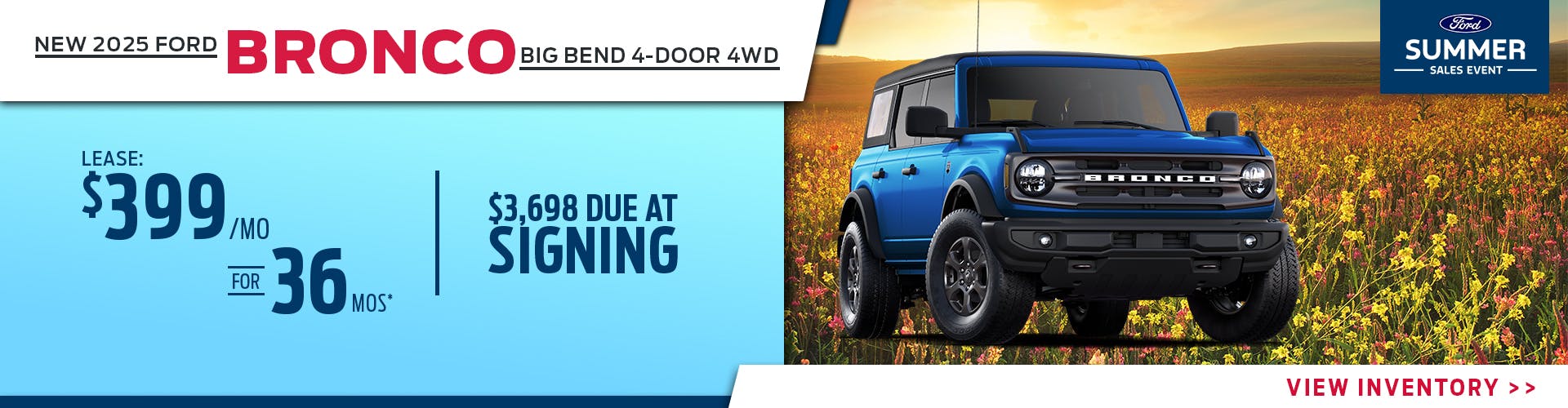 DA_Aug_New 2025 Ford Bronco Big Bend 4-Door 4WD