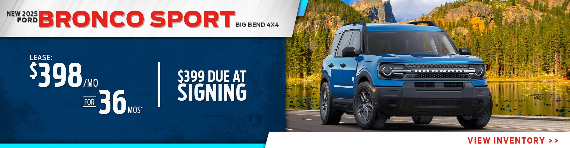 New 2025 Ford Bronco Sport Big Bend 4×4