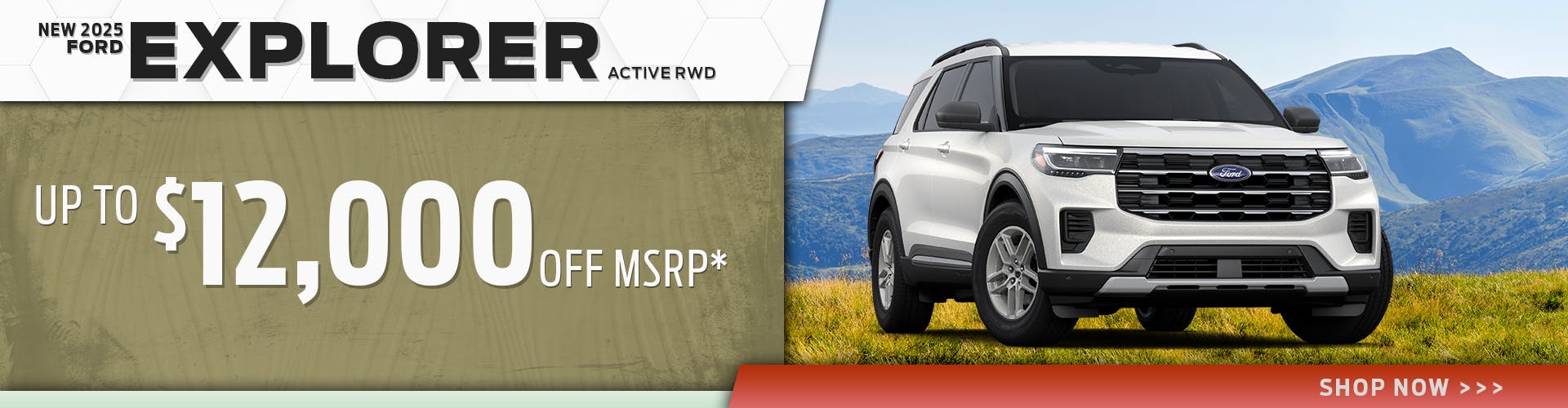 New 2025 Ford Explorer Active RWD