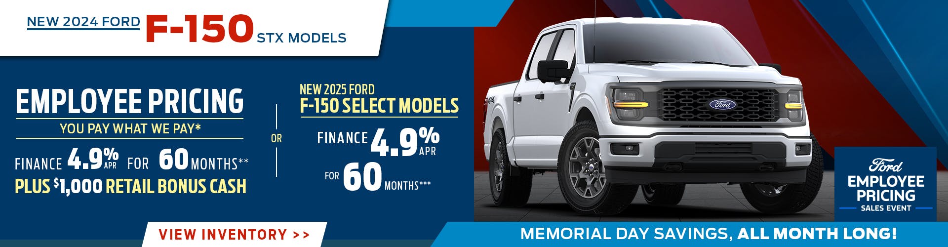 New 2024 Ford F-150 Employee Pricing