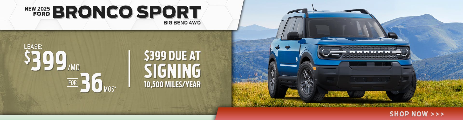 New 2025 Ford Bronco Sport Big Bend 4WD