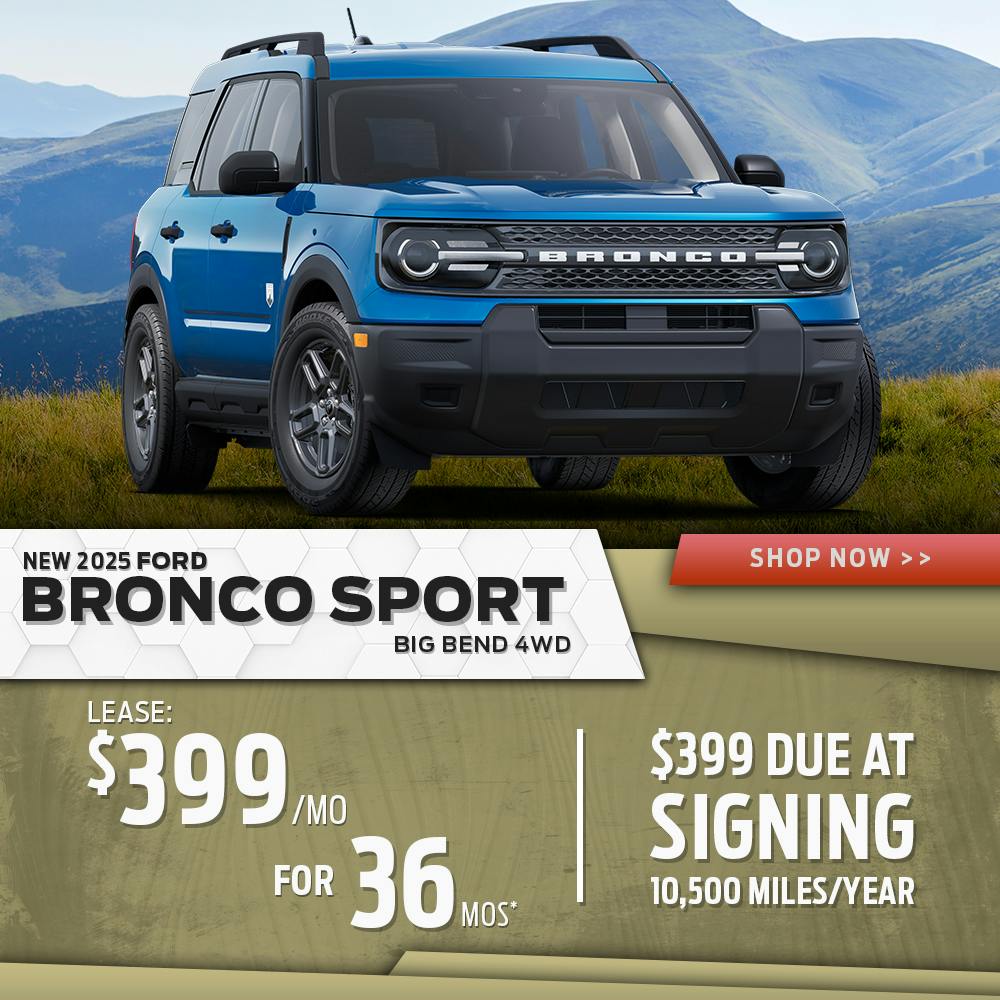 New 2025 Ford Bronco Sport Big Bend 4WD