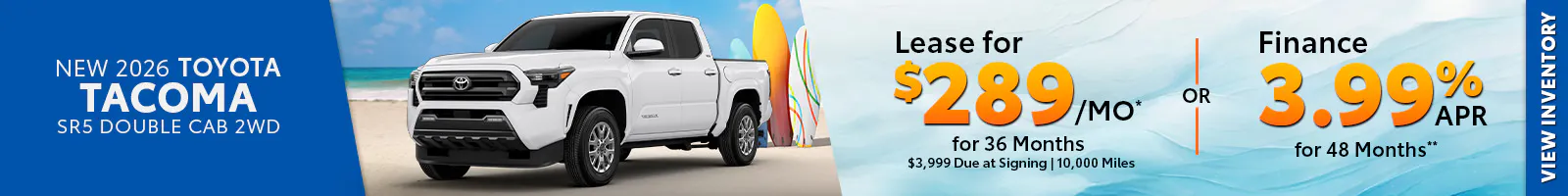 New 2026 Toyota Tacoma SR5 Double Cab 2WD