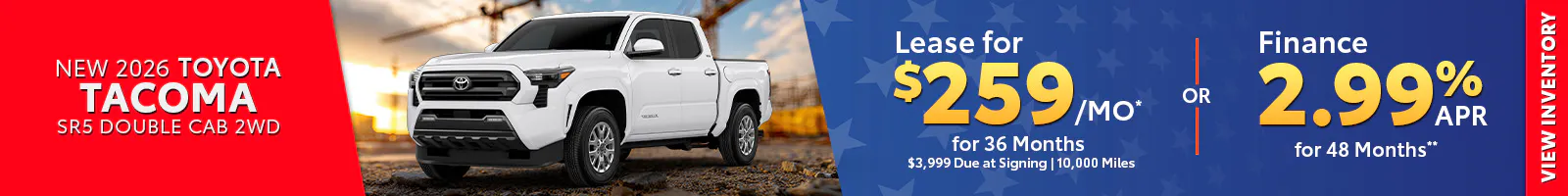 New 2026 Toyota Tacoma