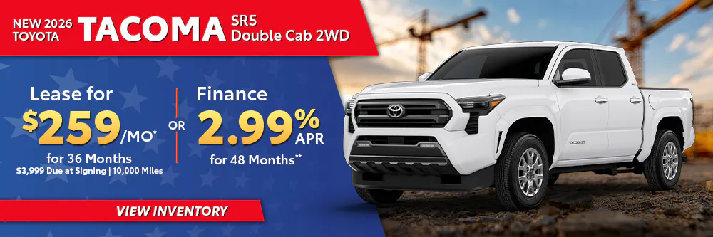 New 2026 Toyota Tacoma | South Coast Toyota
