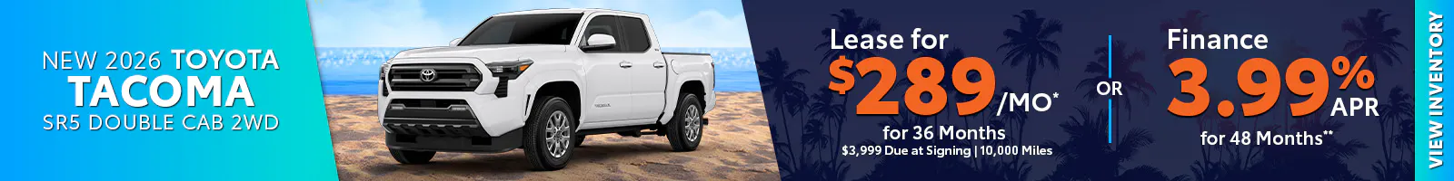 New 2026 Toyota Tacoma SR5 Double Cab 2WD