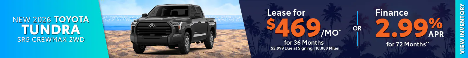 New 2026 Toyota Tundra SR5 CrewMax 2WD