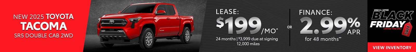 New 2025 Toyota Tacoma SR5 Double Cab 2WD