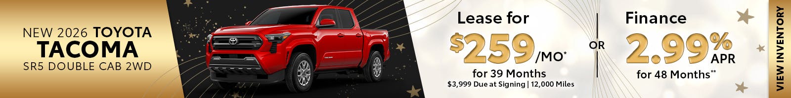 New 2026 Toyota Tacoma SR5 Double Cab 2WD