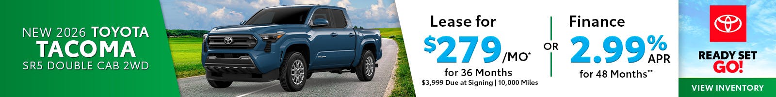 New 2026 Toyota Tacoma SR5 Double Cab 2WD