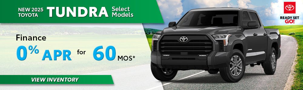 New 2025 Toyota Tundra Select Models | South Coast Toyota