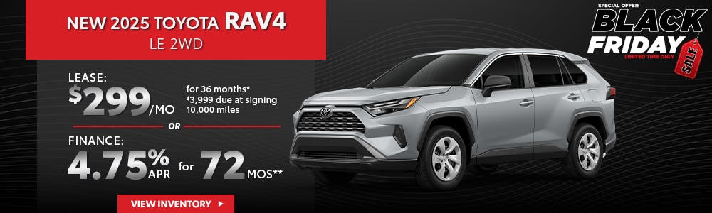 New 2025 Toyota RAV4 LE 2WD | South Coast Toyota