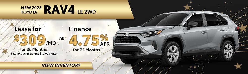 New 2025 Toyota RAV4 LE 2WD | South Coast Toyota