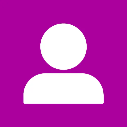 staff member Our staff icon with purple background