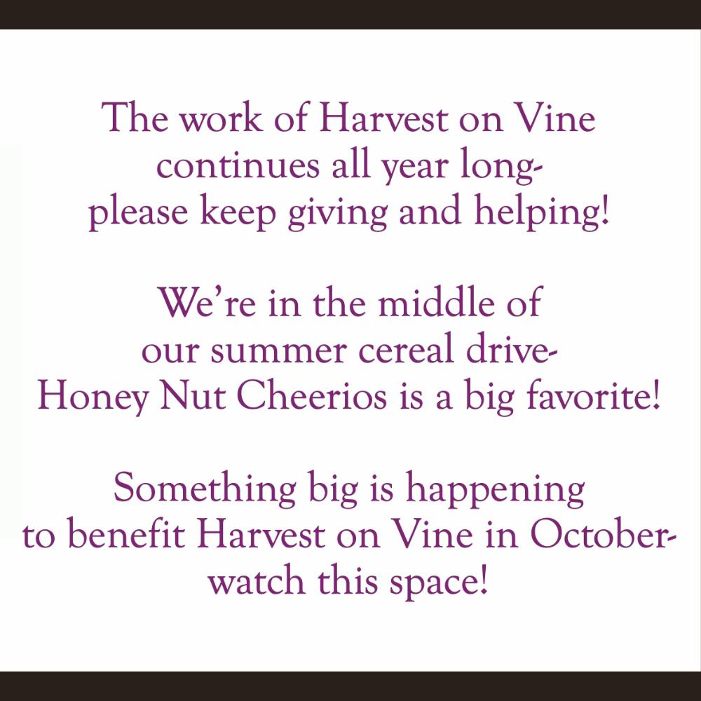 Harvest on Vine