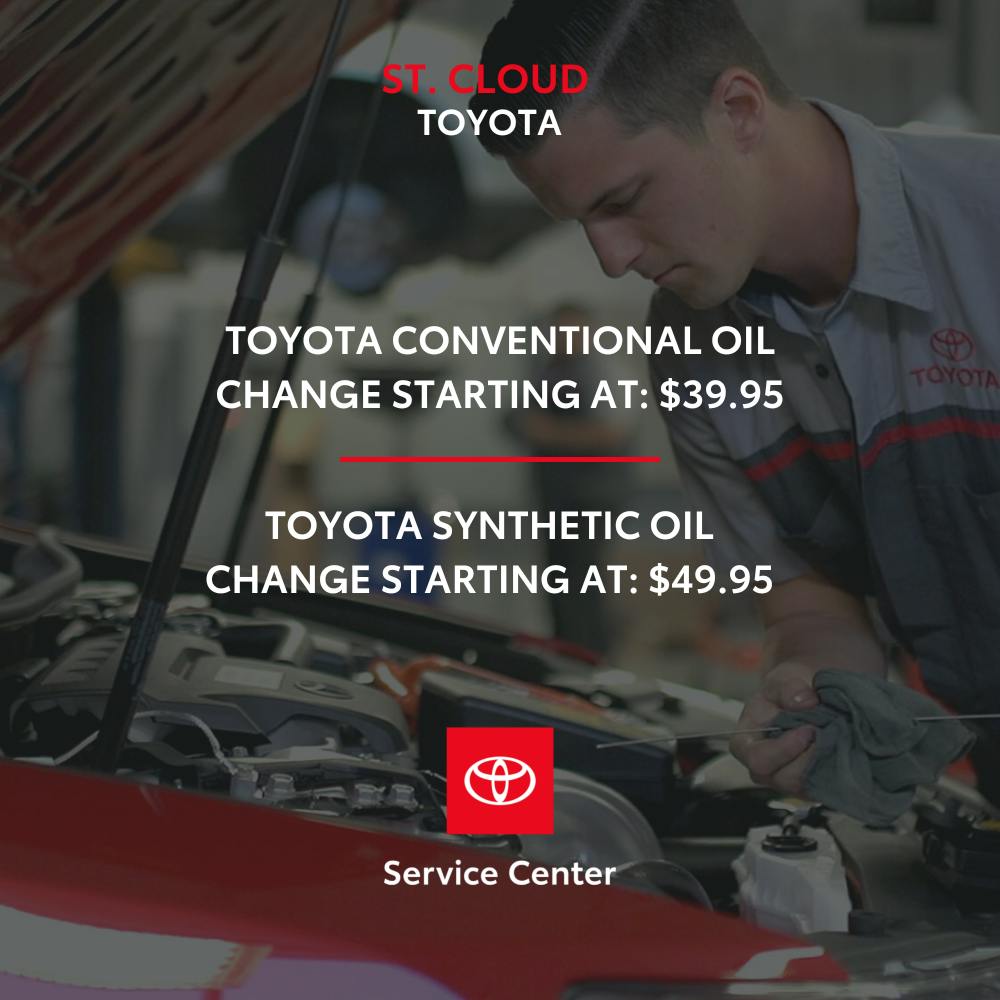 Toyota Oil Change Special | St. Cloud Toyota