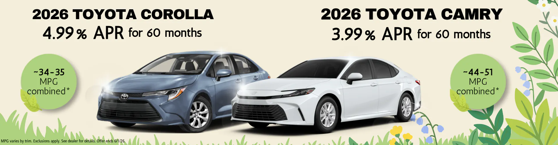 May Offers – Sedans