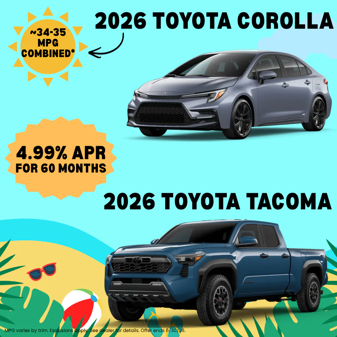 June – Tacoma & Corolla