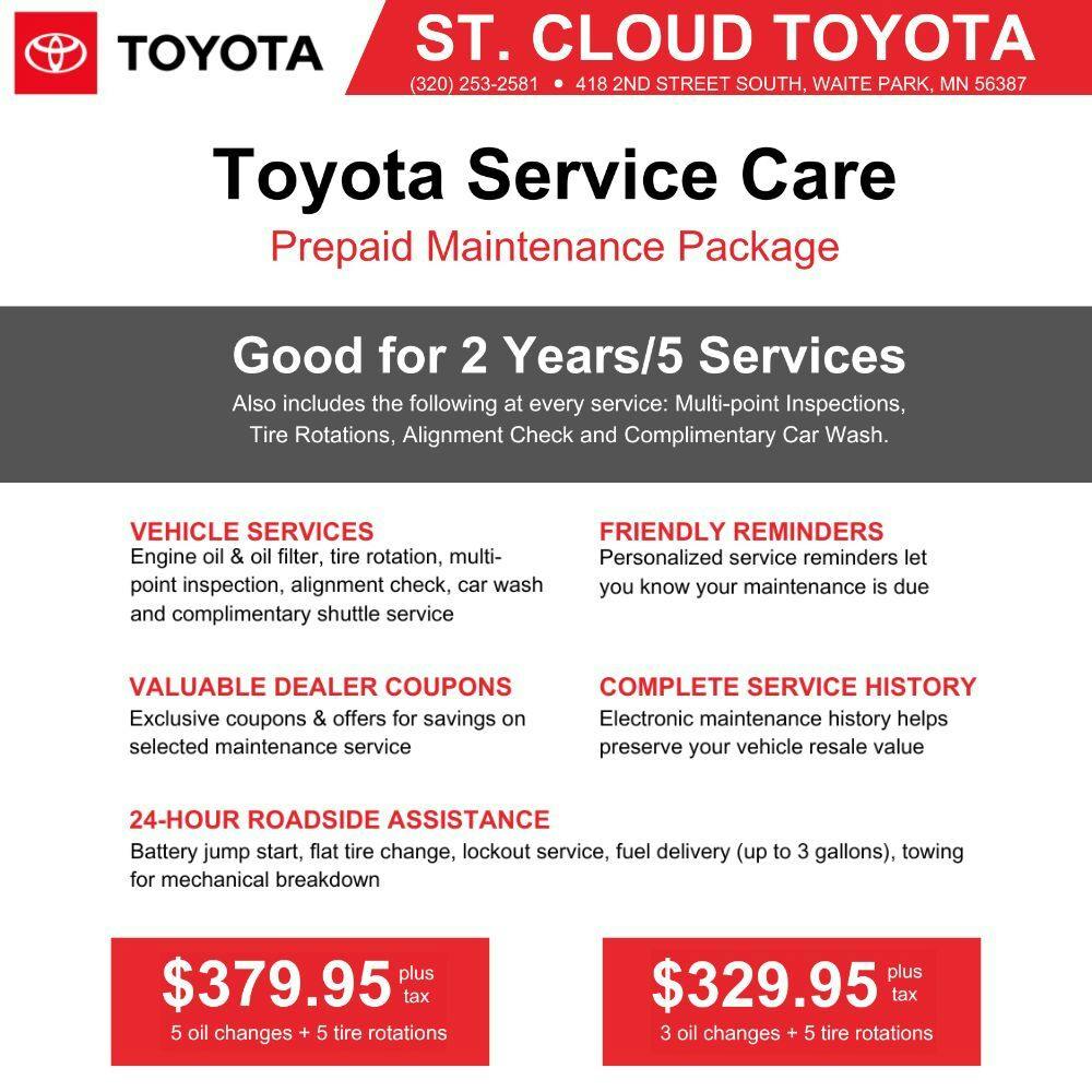 Prepaid Maintenance Plan | St. Cloud Toyota