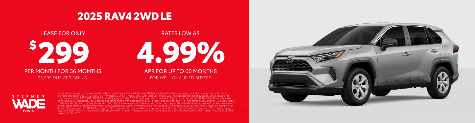 DealerCentives HP – RAV4