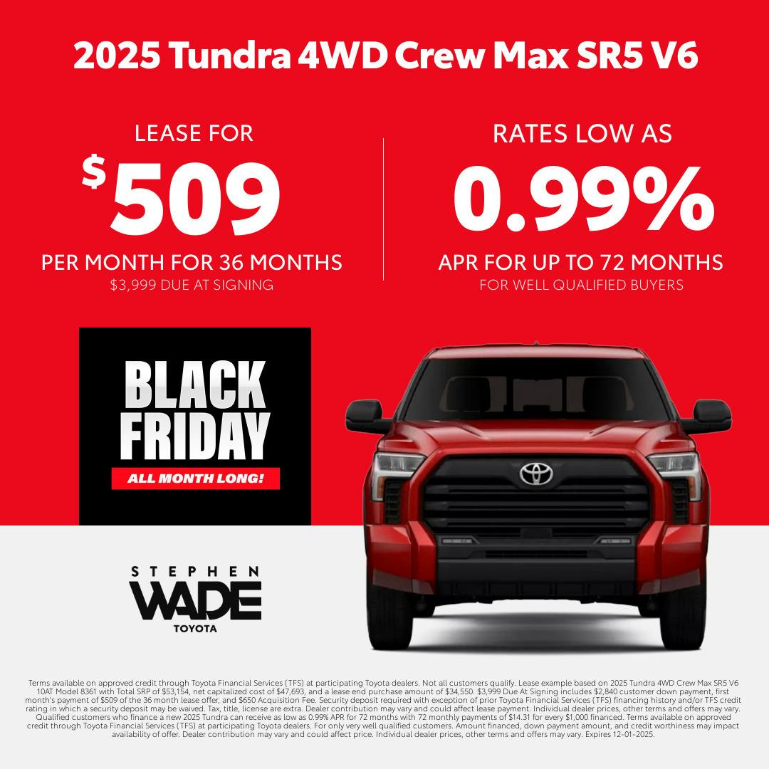 DealerCentives HP – Tundra