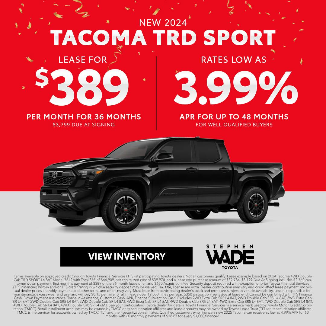 DealerCentives HP – Tacoma