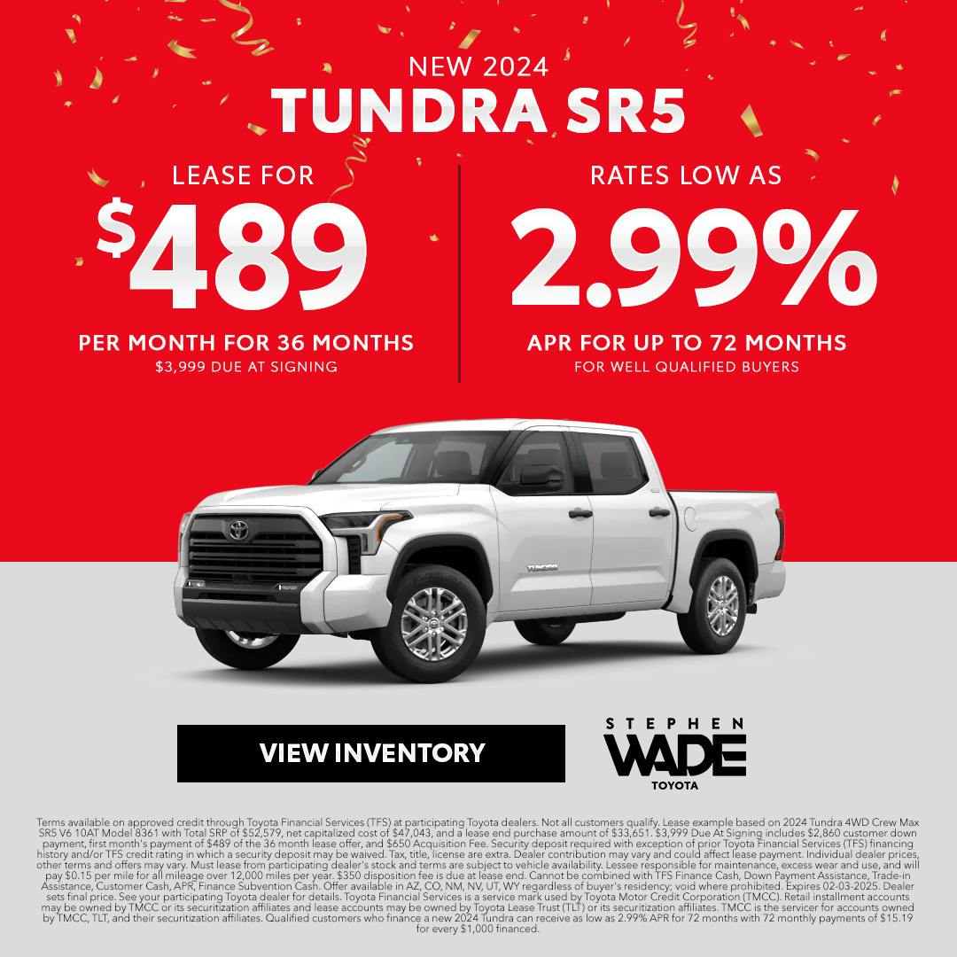 DealerCentives HP – Tundra