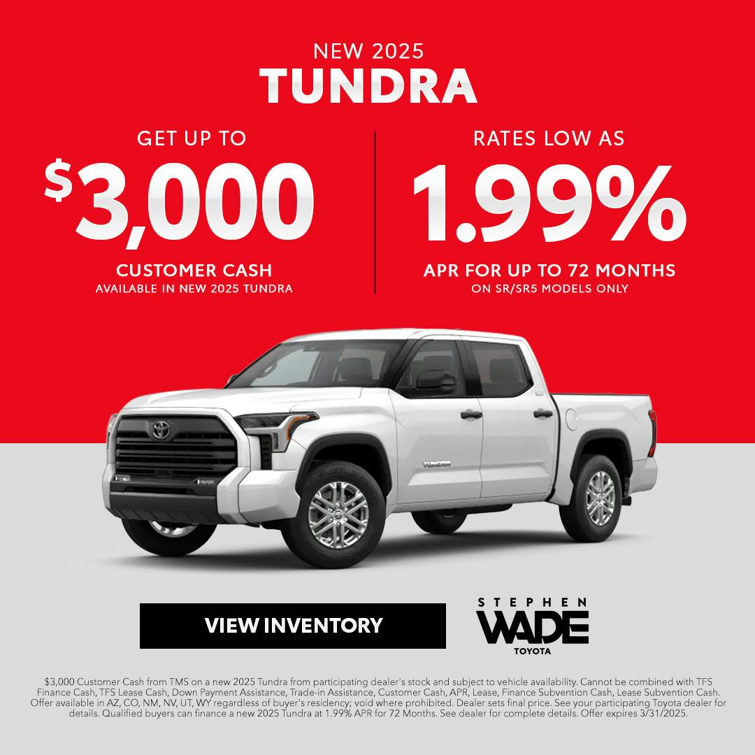 DealerCentives HP – Tundra